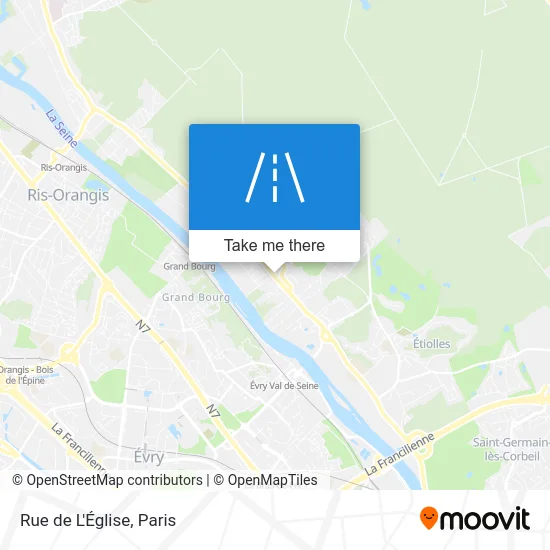 Rue de L'Église map