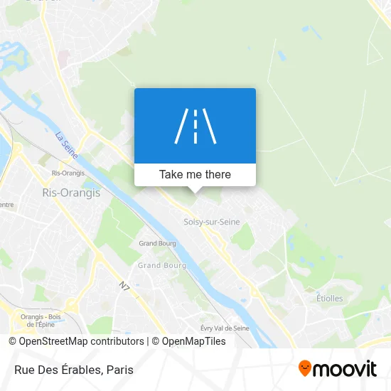 Rue Des Érables map