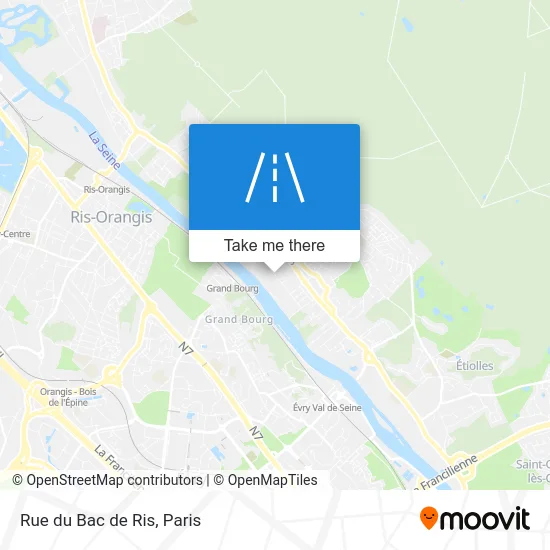 Rue du Bac de Ris map