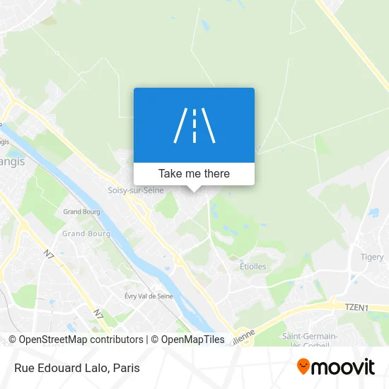 Rue Edouard Lalo map