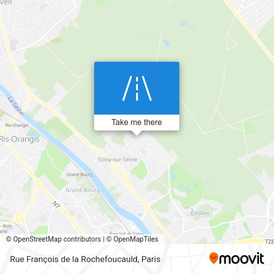 Rue François de la Rochefoucauld map