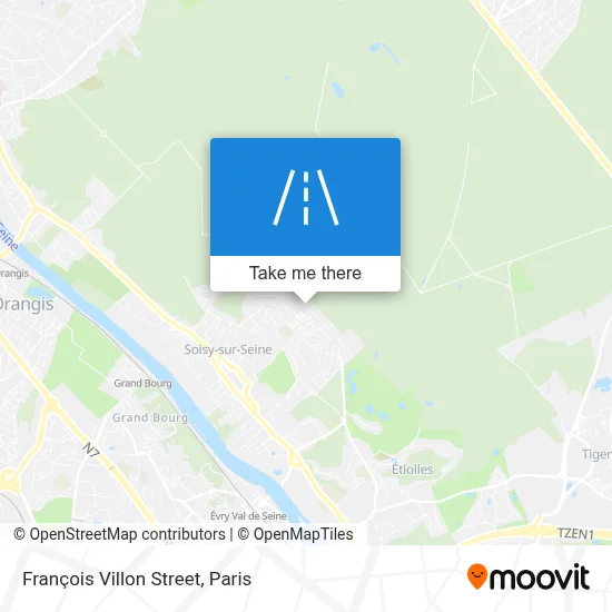 Rue François Villon map