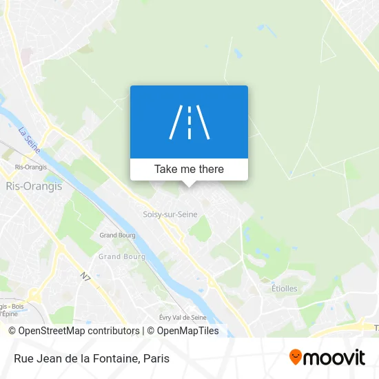 Rue Jean de la Fontaine map