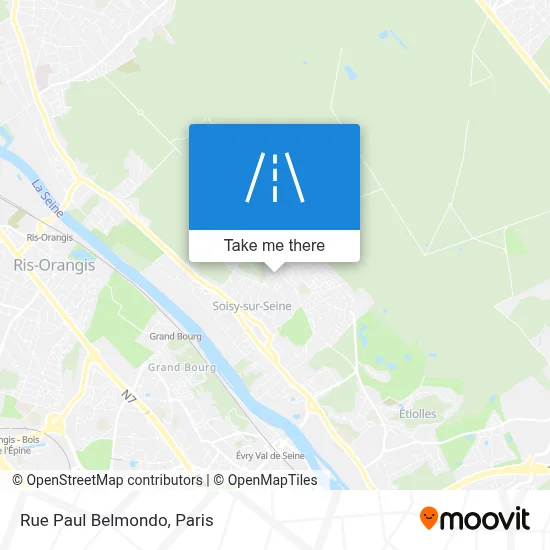 Rue Paul Belmondo map