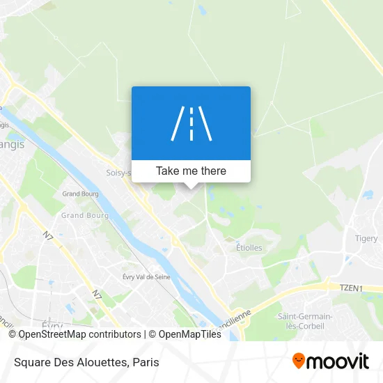 Square Des Alouettes map