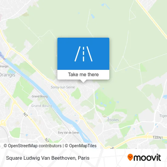 Square Ludwig Van Beethoven map