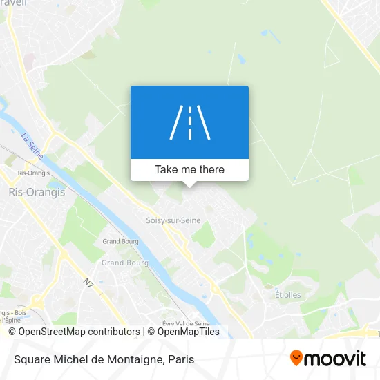 Square Michel de Montaigne map