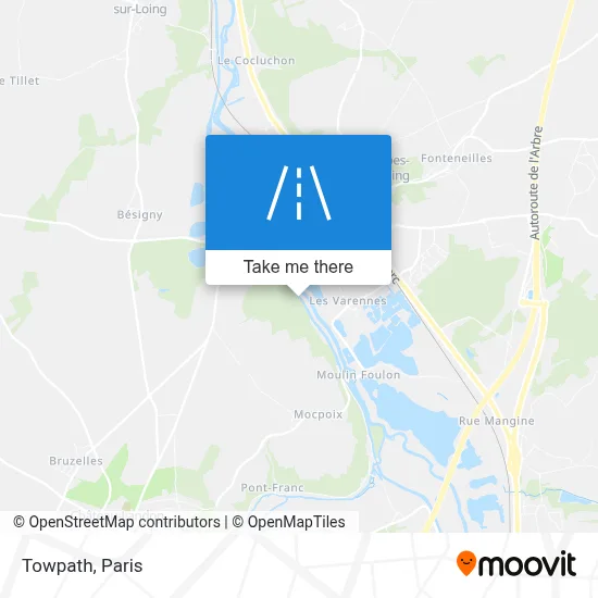 Chemin de Halage map