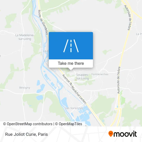 Rue Joliot Curie map