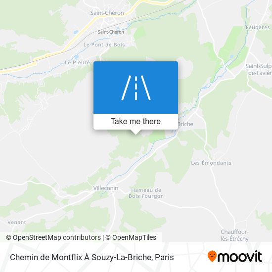 Chemin De Montflix À Souzy-La-Briche map