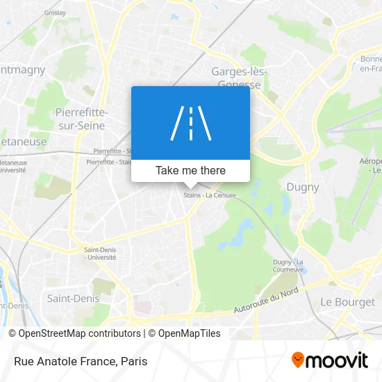 Rue Anatole France map