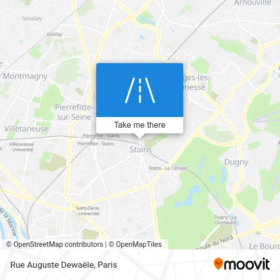 Rue Auguste Dewaële map