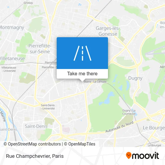 Rue Champchevrier map