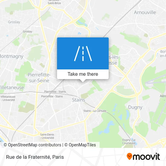 Rue de la Fraternité map