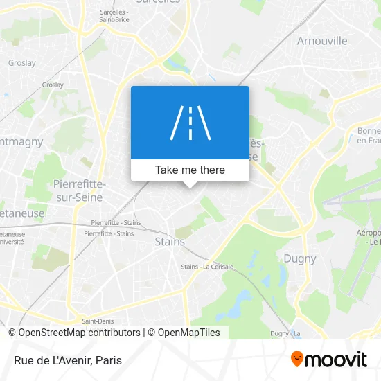 Rue de L'Avenir map