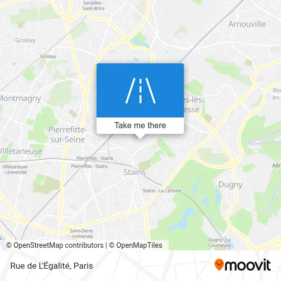 Rue de L'Égalité map
