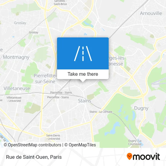 Rue de Saint-Ouen map