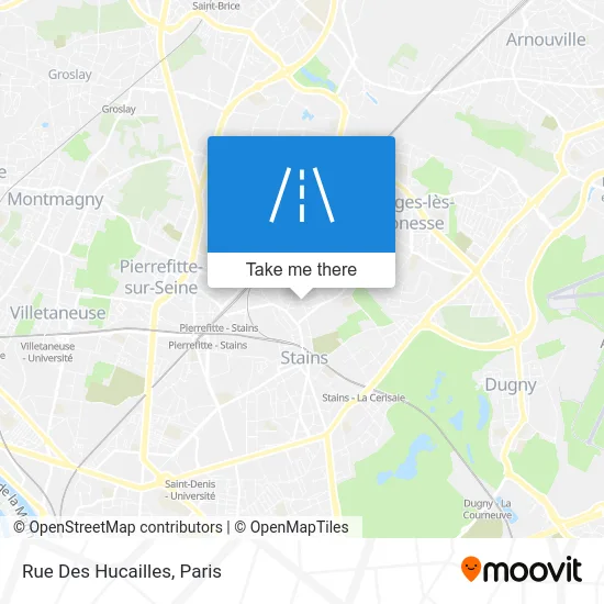Rue Des Hucailles map