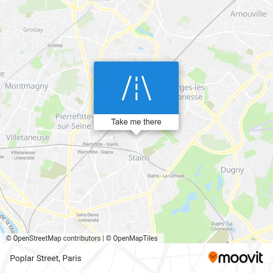 Rue Des Peupliers map