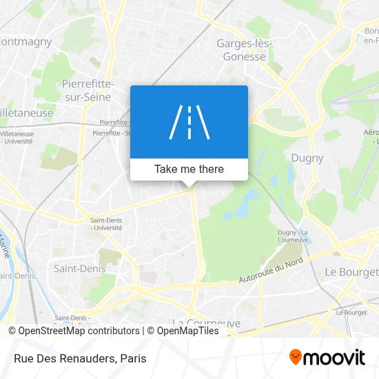 Rue Des Renauders map