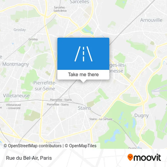Rue du Bel-Air map