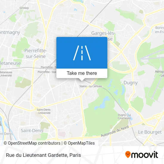Rue du Lieutenant Gardette map