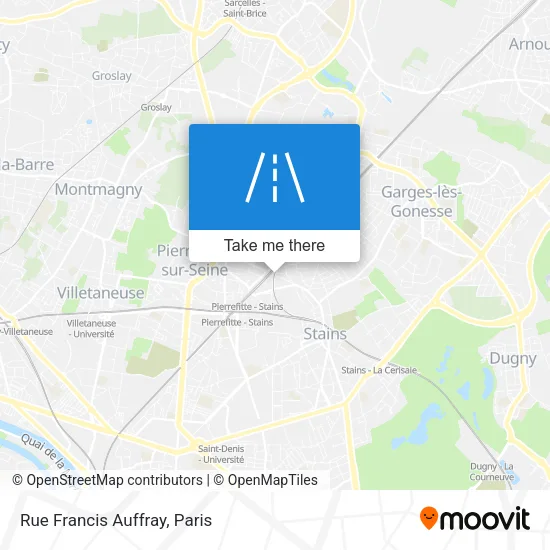 Rue Francis Auffray map