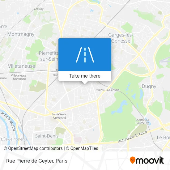 Rue Pierre de Geyter map