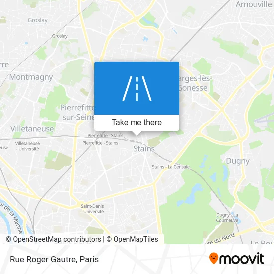 Rue Roger Gautre map