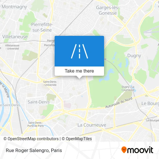 Rue Roger Salengro map