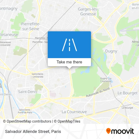 Rue Salvador Allende map