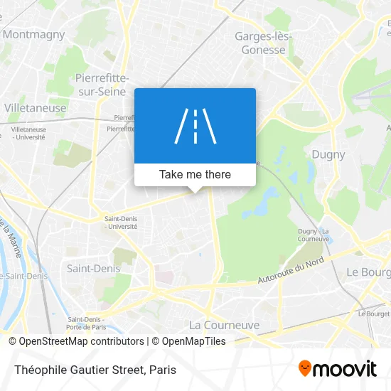 Rue Théophile Gautier map