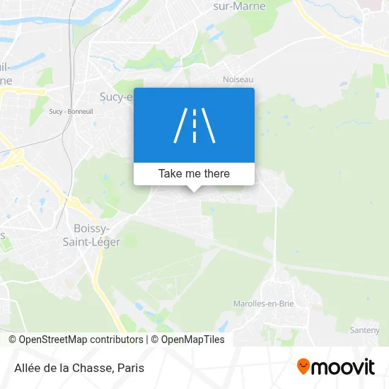 Allée de la Chasse map