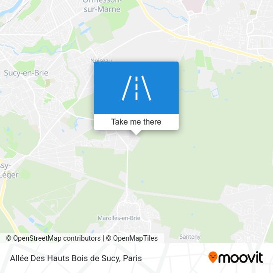 Allée Des Hauts Bois de Sucy map