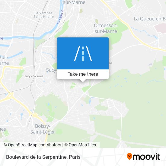 Boulevard de la Serpentine map
