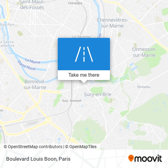 Boulevard Louis Boon map