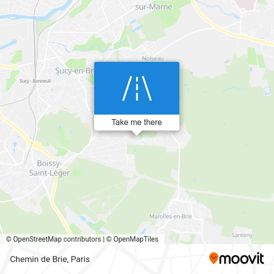 Chemin de Brie map