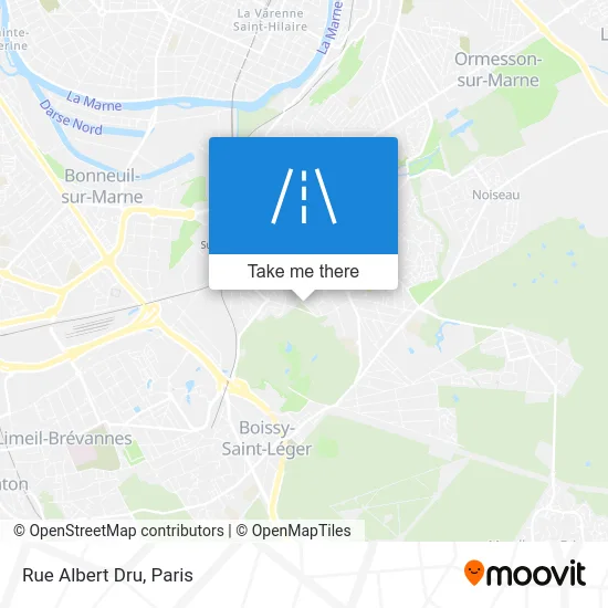 Rue Albert Dru map