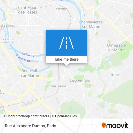 Rue Alexandre Dumas map