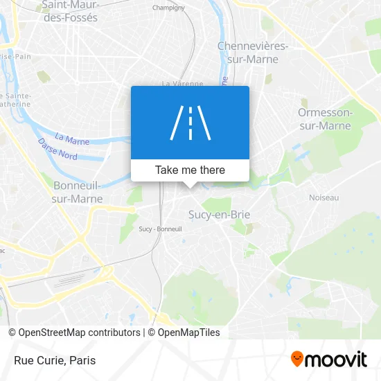 Rue Curie map