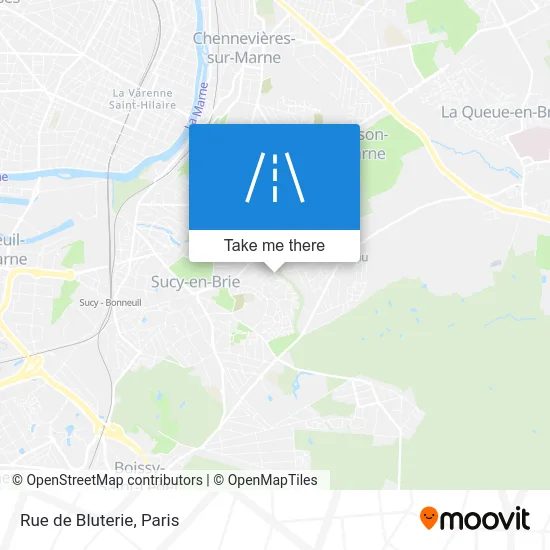Rue de Bluterie map