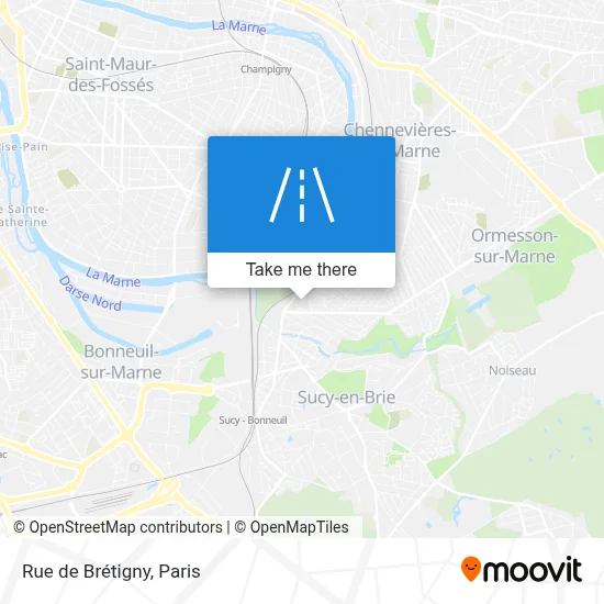 Rue de Brétigny map