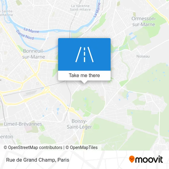 Rue de Grand Champ map