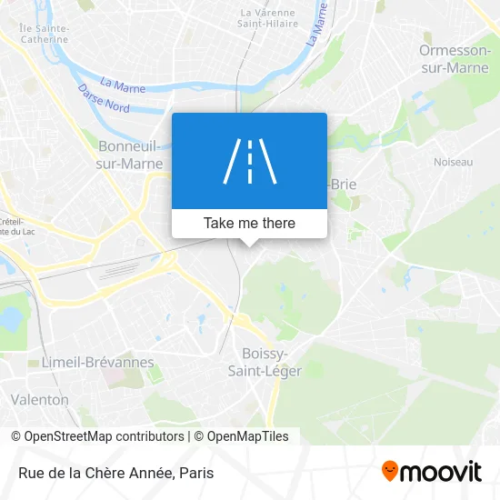 Rue de la Chère Année map