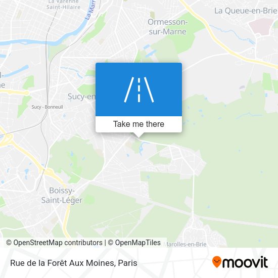 Rue de la Forêt Aux Moines map