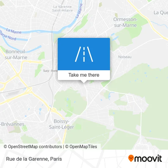 Rue de la Garenne map