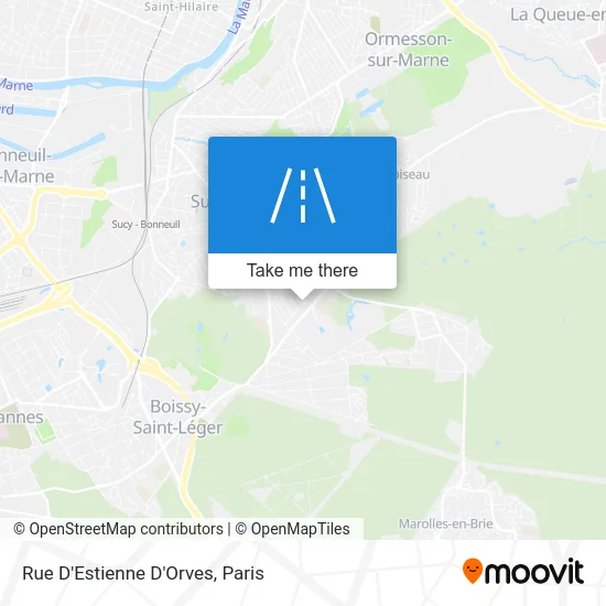 Rue D'Estienne D'Orves map