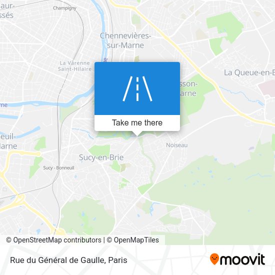 Rue du Général de Gaulle map