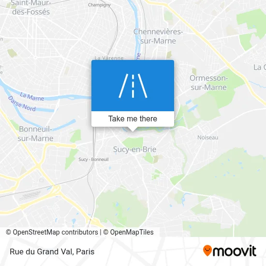 Rue du Grand Val map