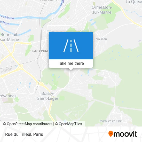 Rue du Tilleul map